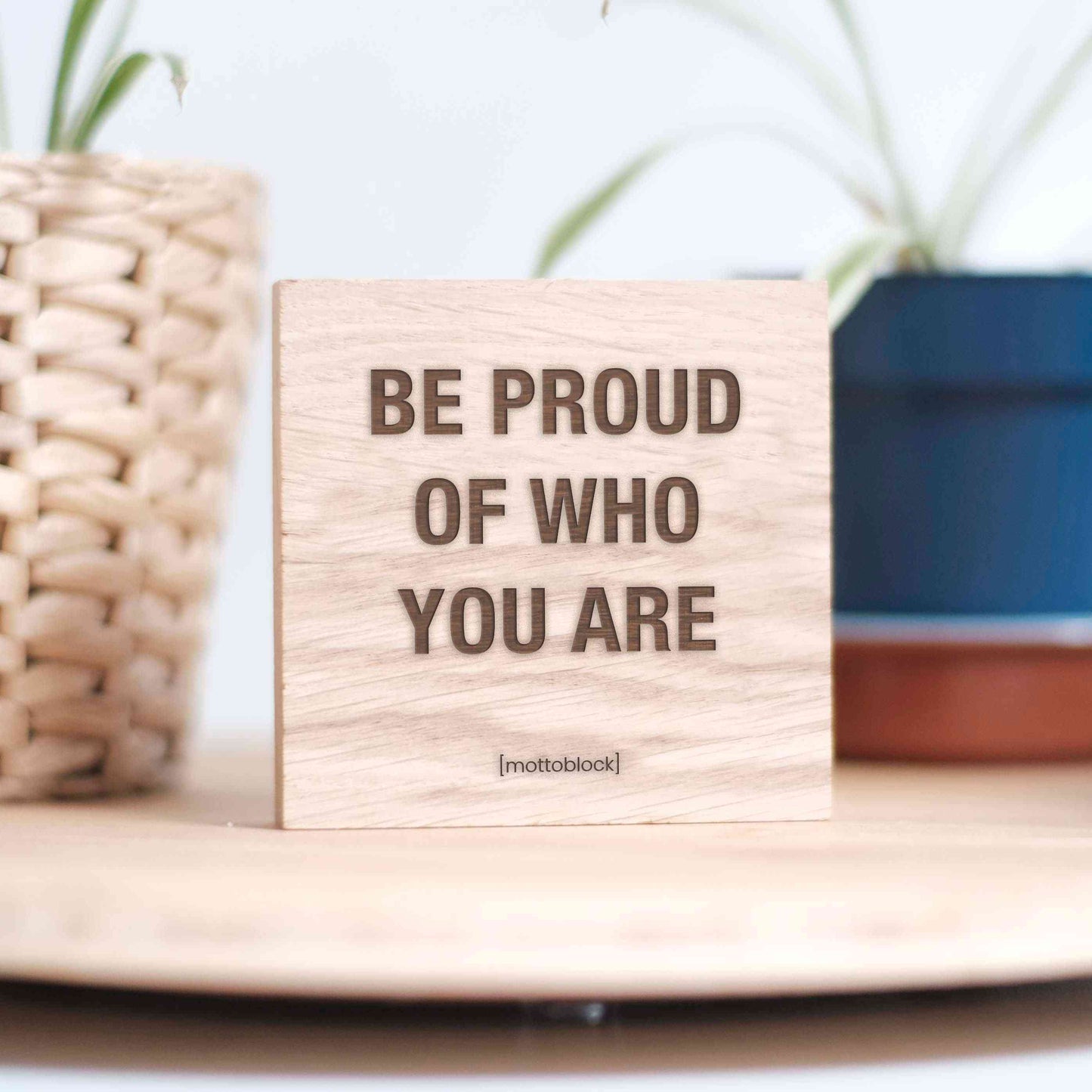 mottoblock | Be proud of who you are