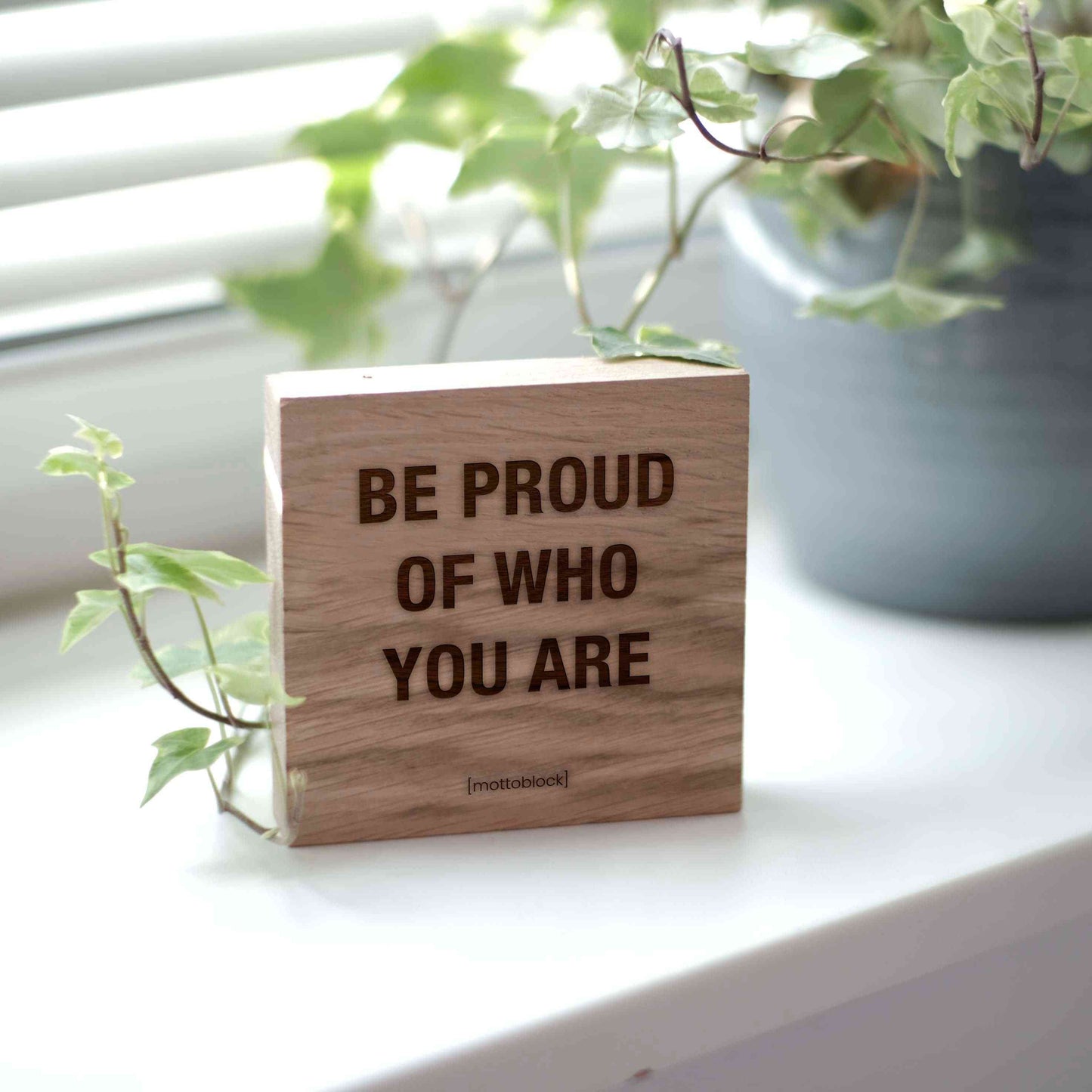 mottoblock | Be proud of who you are