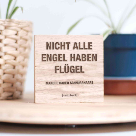 mottoblock | Engel mit Schnurrhaaren