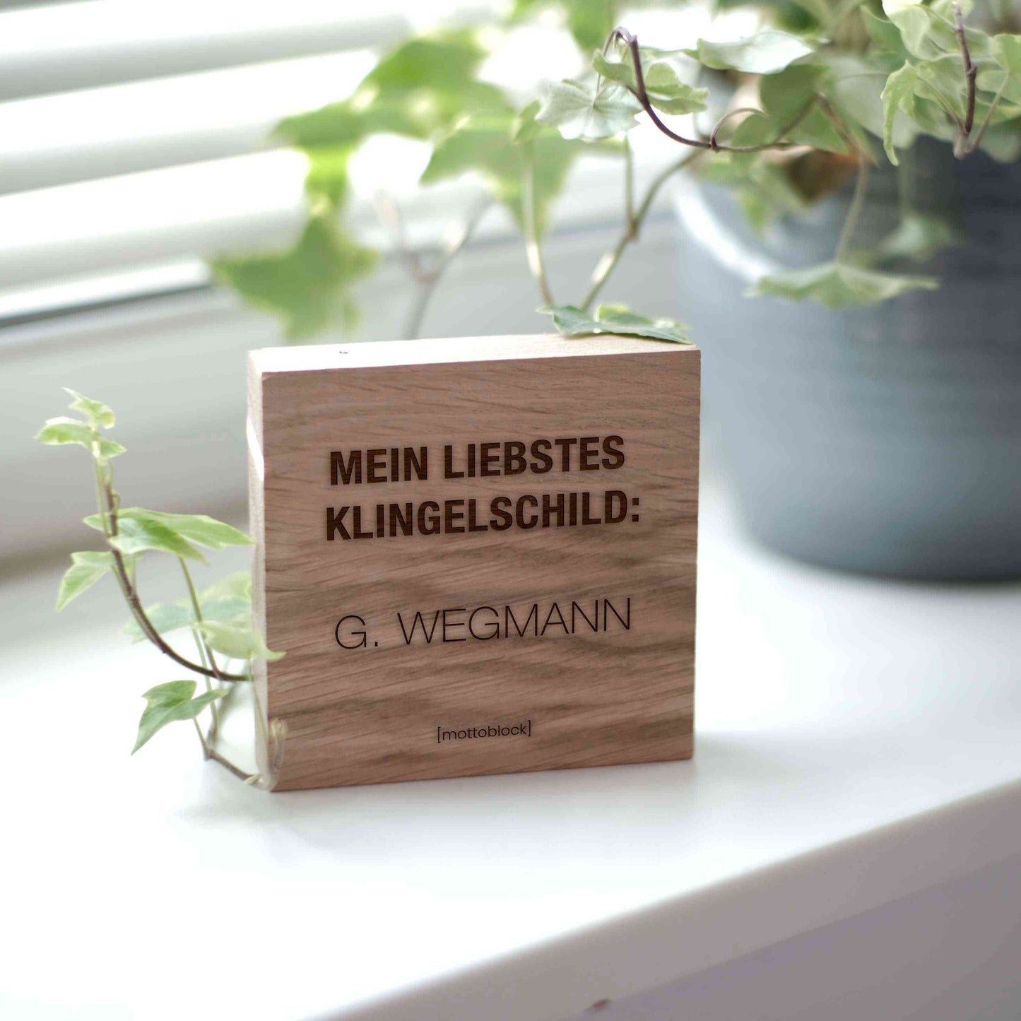 mottoblock | Klingelschild: Wegmann