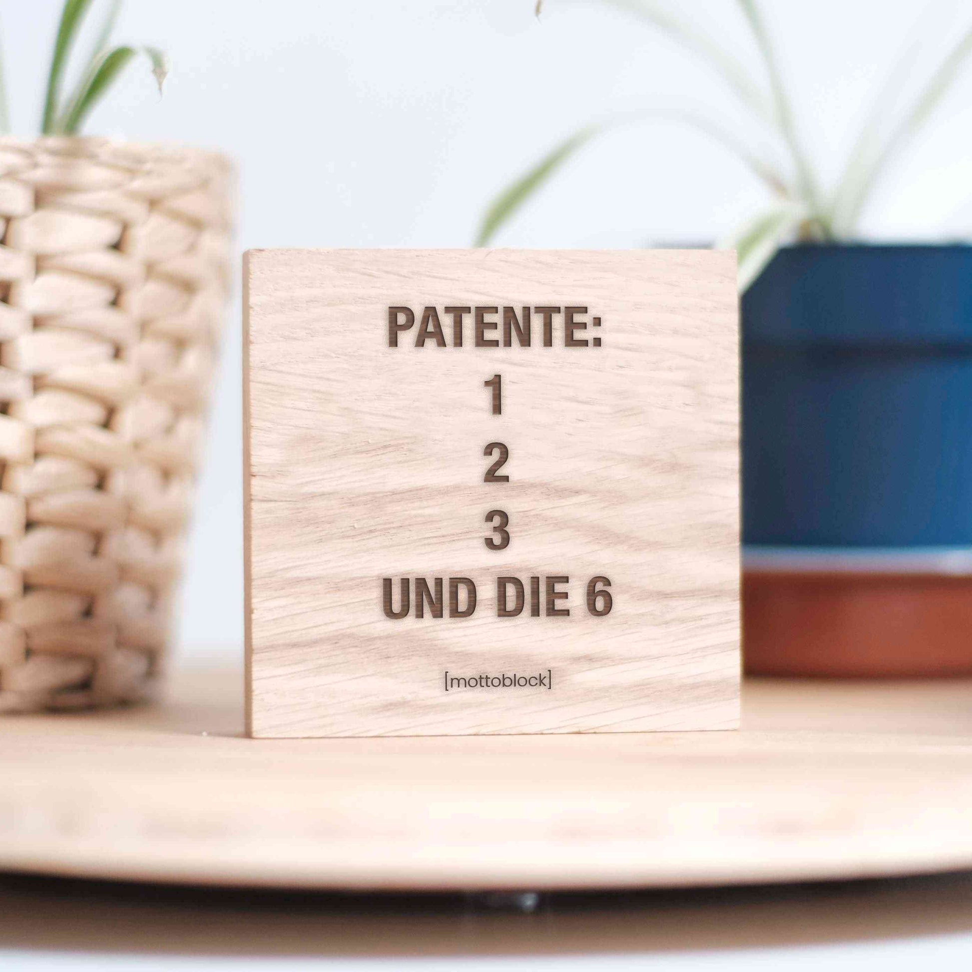 mottoblock | Patente 1,2,3 und die 6